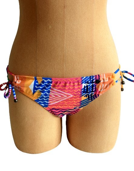 Nieuw Protest bikini broekje, roze, Mt. S, Nieuw, Protest, Zwembroek of Short, Meerkleurig