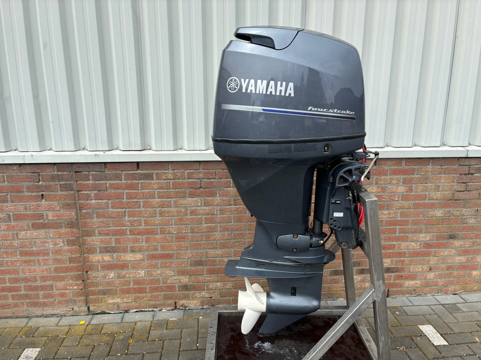 Yamaha 100 pk 4 takt , bj 2013, Powertrim, vaarklaar !, Watersport en Boten, Buiten- en Binnenboordmotoren, Honda, Viertaktmotor