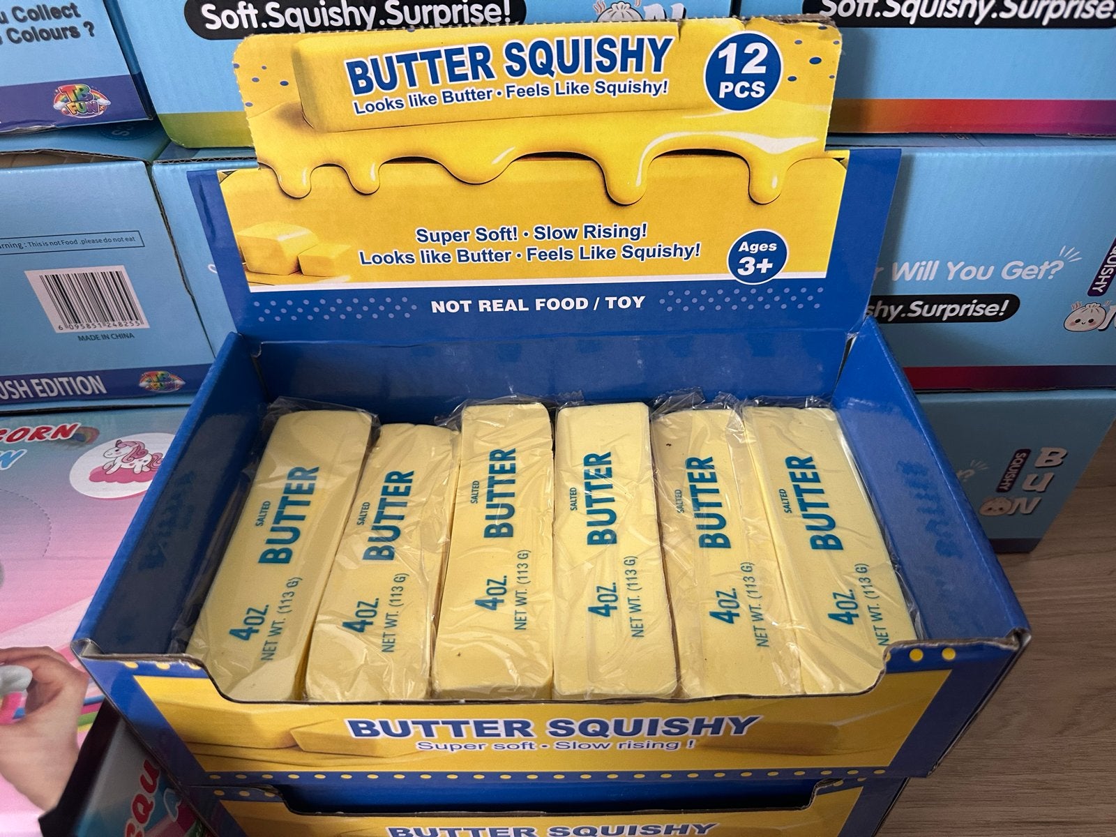 Boter Squishy - Super zacht en langzaam rijzend speelgoed, Ophalen of Verzenden, Nieuw, Jongen of Meisje