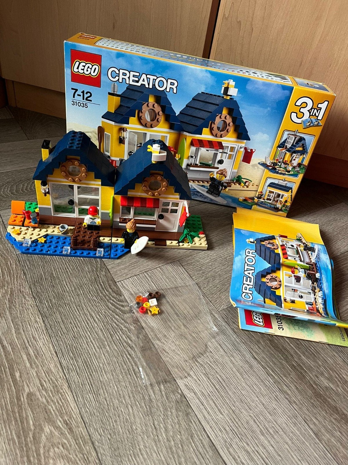Lego 31035 Strandhuisjes, Kinderen en Baby's, Speelgoed | Duplo en Lego, Lego, Ophalen of Verzenden, Zo goed als nieuw, Compleet