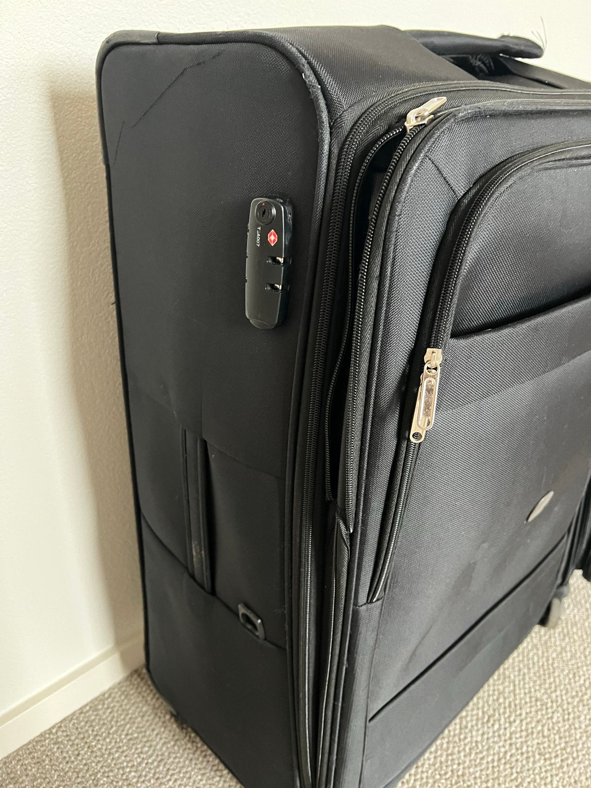Delsey Koffer Set - Zwart, Gebruikt, Ophalen, 40 tot 60 cm, 30 cm of meer, Gebruikt