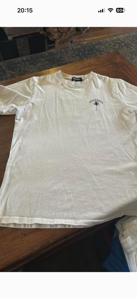 Quotrell shirt beige S, Kleding | Heren, Ophalen of Verzenden, Zo goed als nieuw, Beige