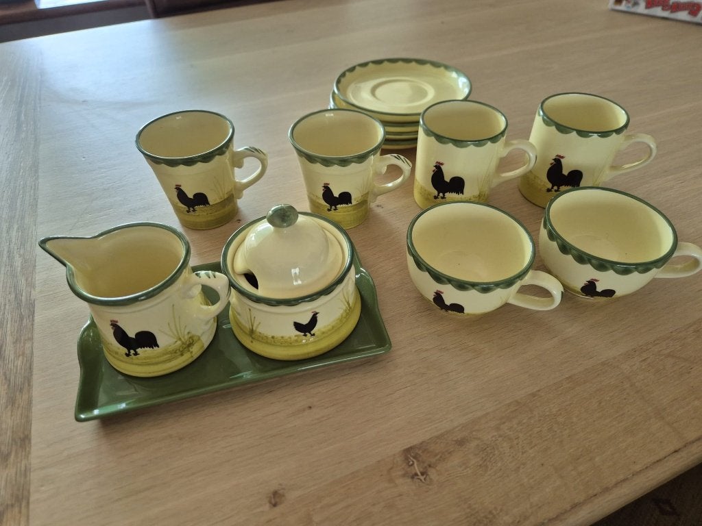 Kip servies, Ophalen, Zo goed als nieuw, Overige stijlen