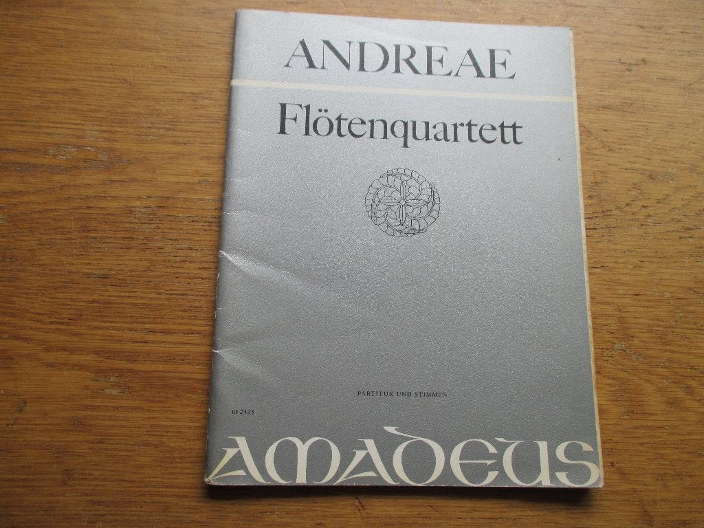 Andreae Flötenquartett - Partituur en Stemmen, Gebruikt, Klassiek, Ophalen of Verzenden, Thema
