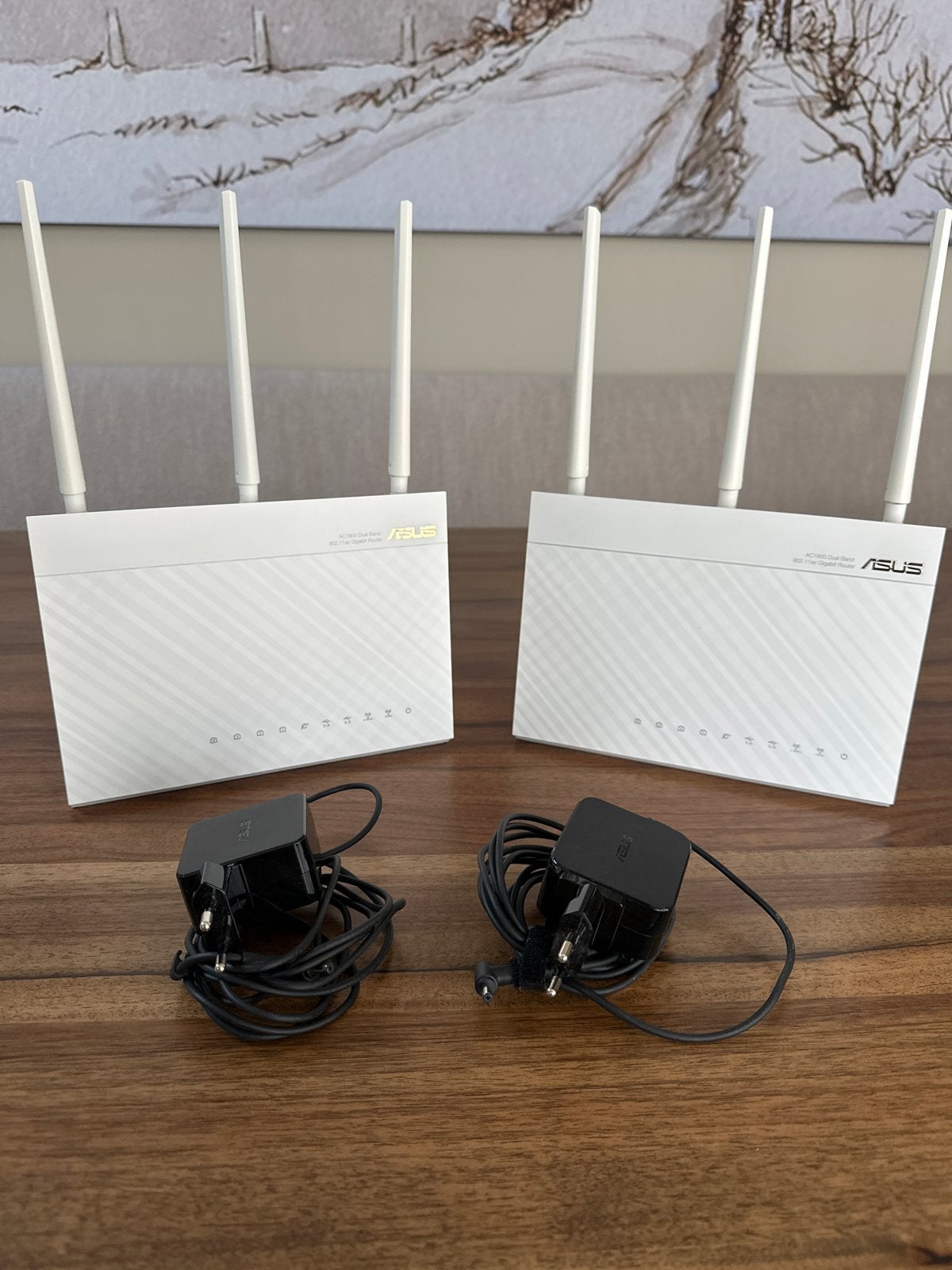 ASUS AC1900 AiMesh Router (2 stuks), Ophalen of Verzenden, Zo goed als nieuw, Router