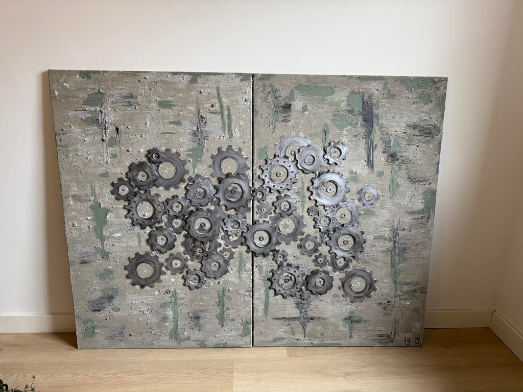 Prachtig handgemaakt 3D schilderij, Ophalen