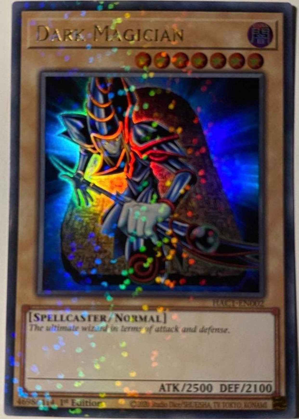 Yu-Gi-Oh! Dark Magician HAC1 1st Edition !, Hobby en Vrije tijd, Verzamelkaartspellen | Yu-gi-Oh!, Ophalen of Verzenden, Zo goed als nieuw