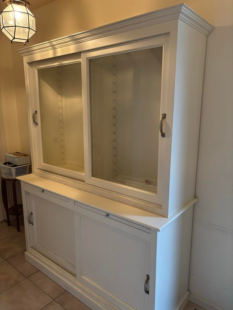 Vitrinekast Het Kabinet, Huis en Inrichting, Ophalen, 200 cm of meer, 150 tot 200 cm, Overige houtsoorten