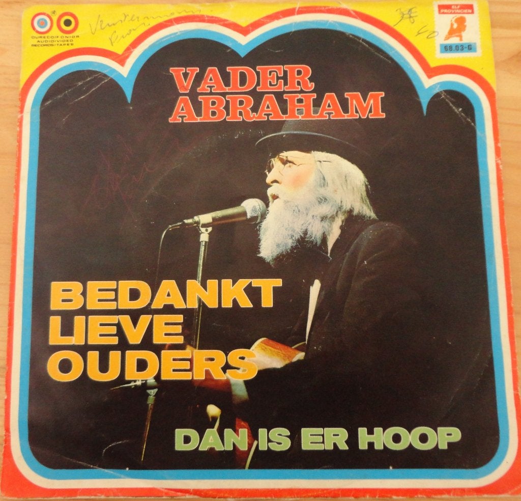 Vader Abraham > Bedankt lieve ouders, Cd's en Dvd's, Vinyl Singles, Ophalen of Verzenden, Gebruikt, 7 inch, Nederlandstalig