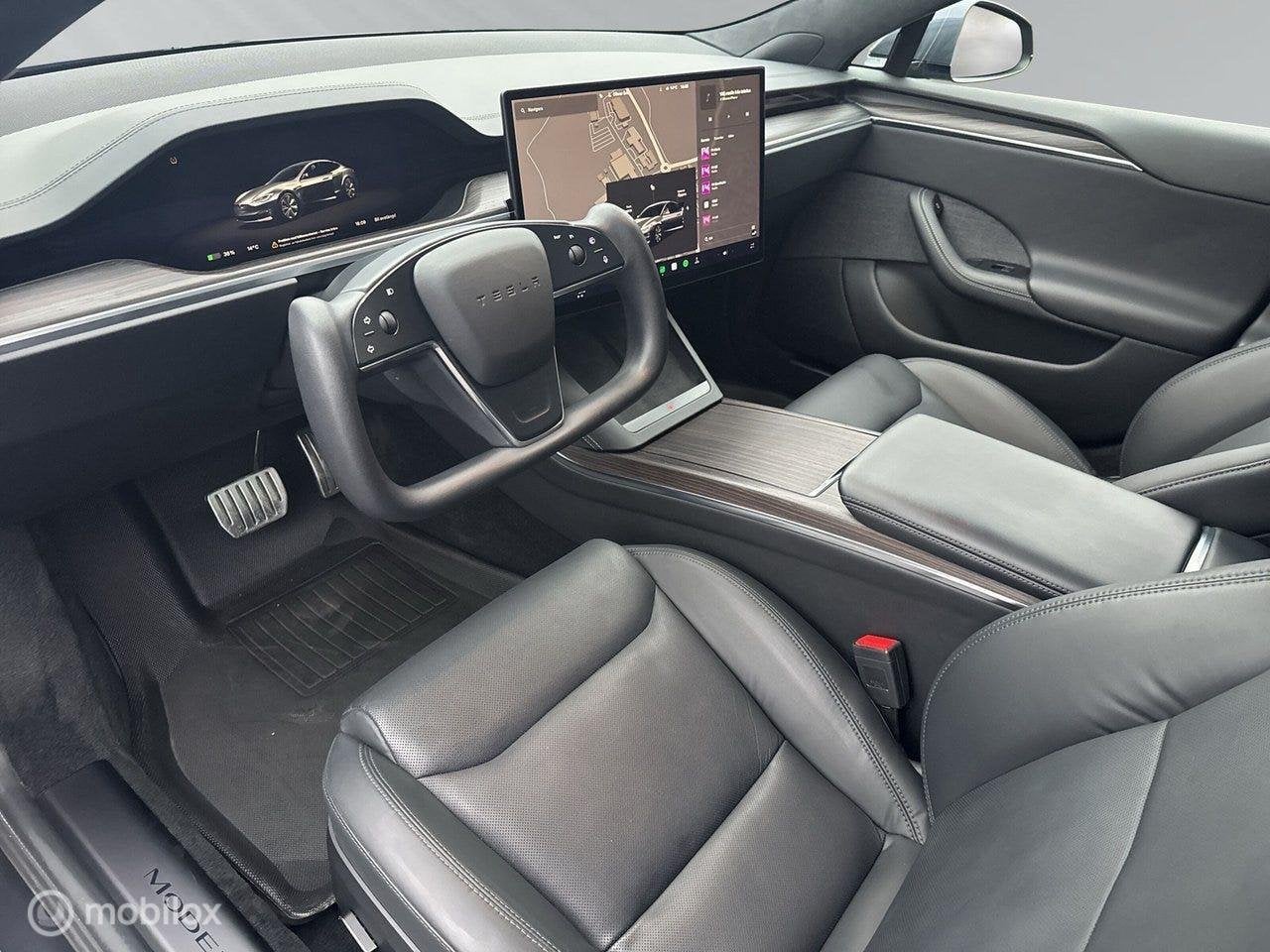Tesla Model S Long Range HW4, 670pk, trekhaak, Auto's, Automaat, Dealer onderhouden, Gebruikt, 2069 kg