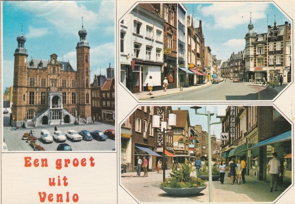 VENLO Stadhuis Centrum Winkels, Verzenden, 1960 tot 1980, Gelopen, Limburg