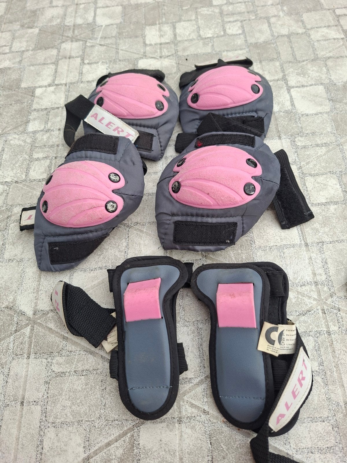 Kinder Skate Pad set. Knie Elleboog en handbeschermers, Ophalen, Gebruikt