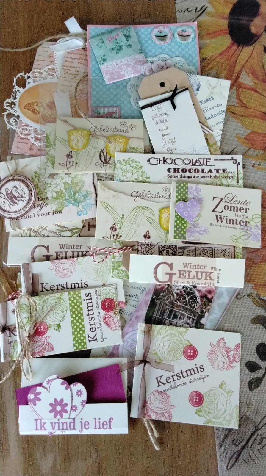 Assortiment kaarten., Hobby en Vrije tijd, Ophalen of Verzenden, Nieuw, Papier of Karton