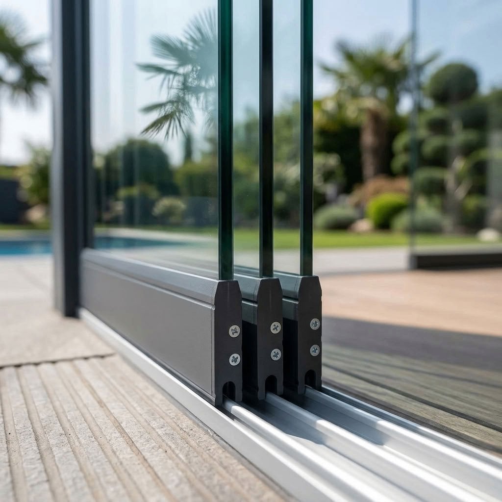 Glazen Schuifwanden voor Veranda & Overkapping | Maatwerk, 80 tot 120 cm, Nieuw, Glasplaat, Veiligheidsglas