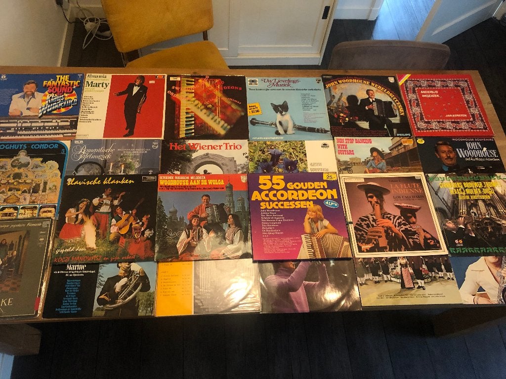 B115 verzameling LP's Vinyl streekmuziek accordeon orgel, Ophalen of Verzenden, Gebruikt, 12 inch, LP
