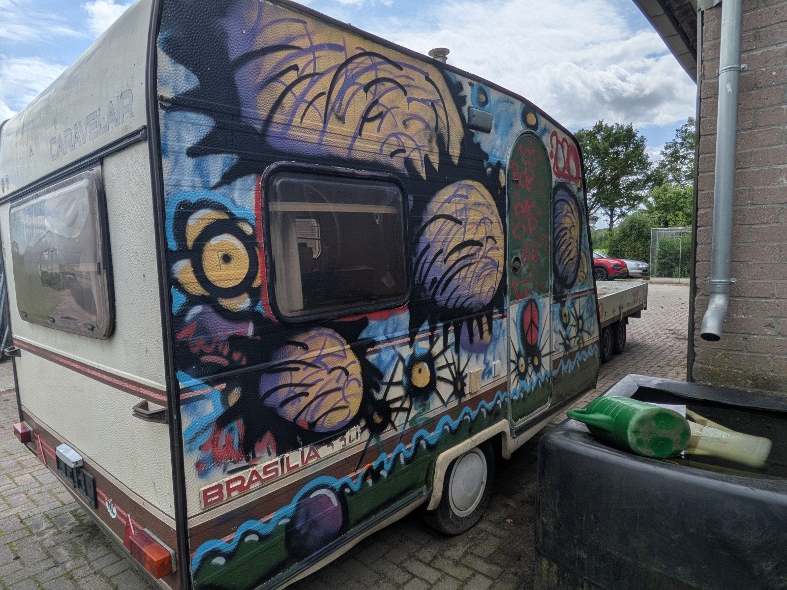 Unieke Feestcaravan voor Zwarte Cross - Incl. Voortent!, Caravans en Kamperen, Ophalen