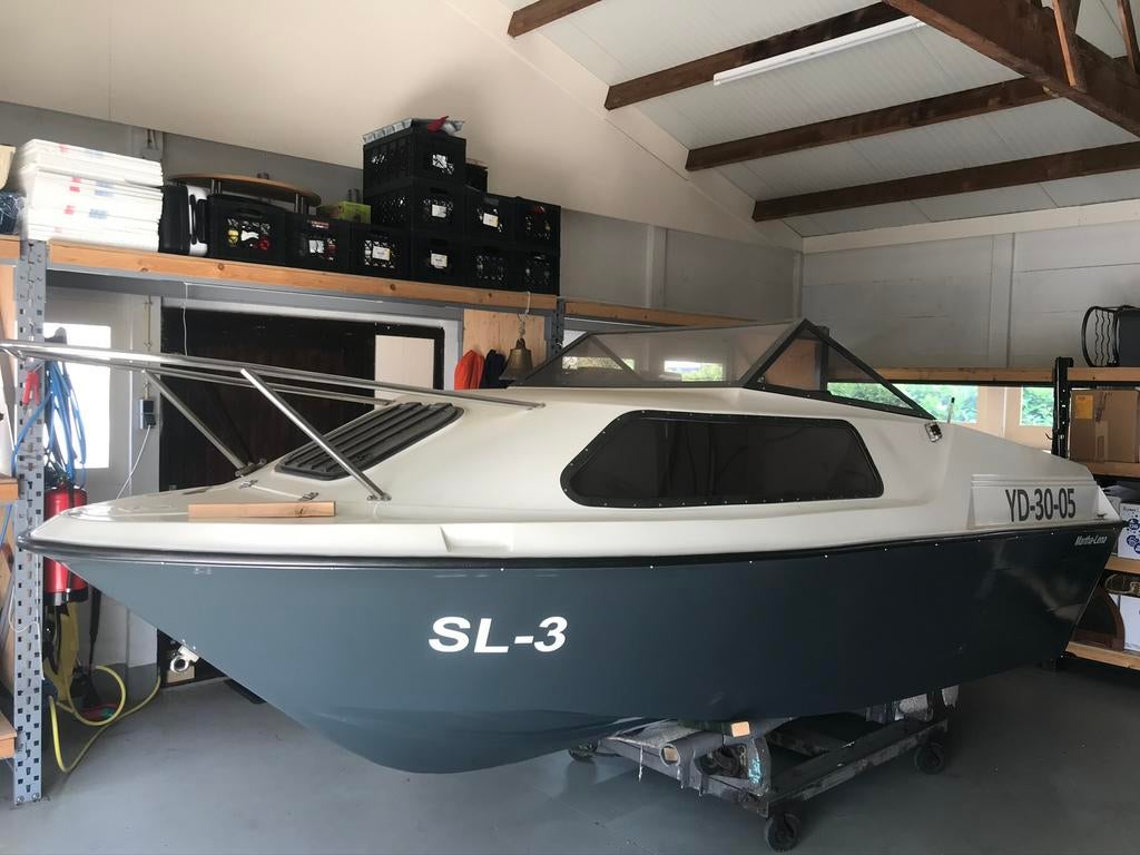 Kajuitboot 5,5 meter, Ophalen, Gebruikt, 50 pk of meer, Snelvarend