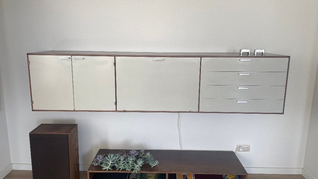 Pastoe dressoir vintage, Huis en Inrichting, Kasten | Dressoirs, Ophalen, Gebruikt, 200 cm of meer, Met deur(en)