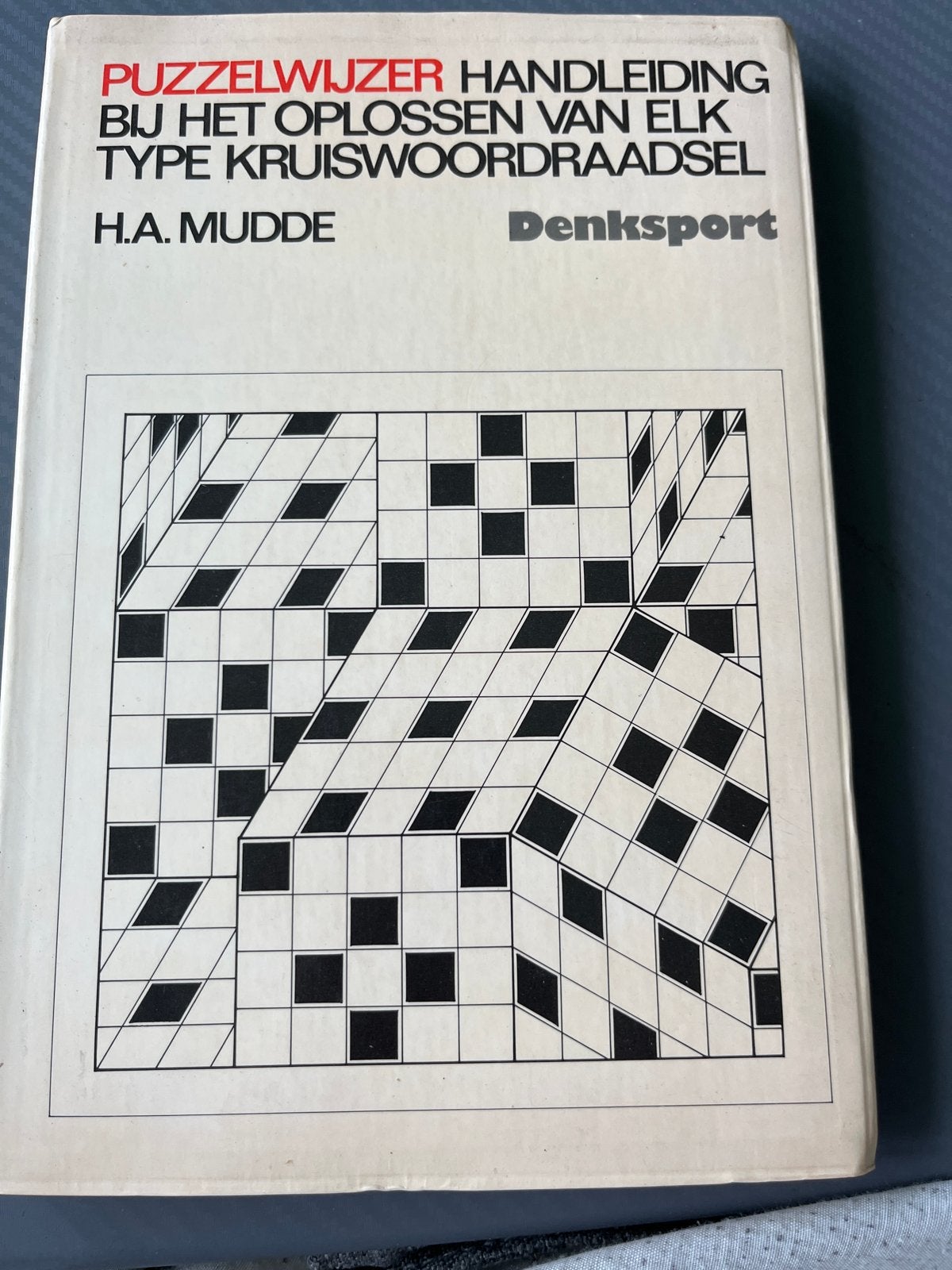 Puzzelwijzer Handleiding Kruiswoordraadsel H.A. Mudde, Ophalen of Verzenden, Gebruikt, Puzzelboek