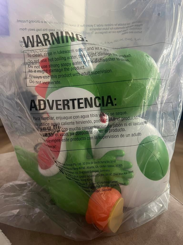Yoshi popcorn houder, Verzamelen, Poppetjes en Figuurtjes, Ophalen of Verzenden, Zo goed als nieuw