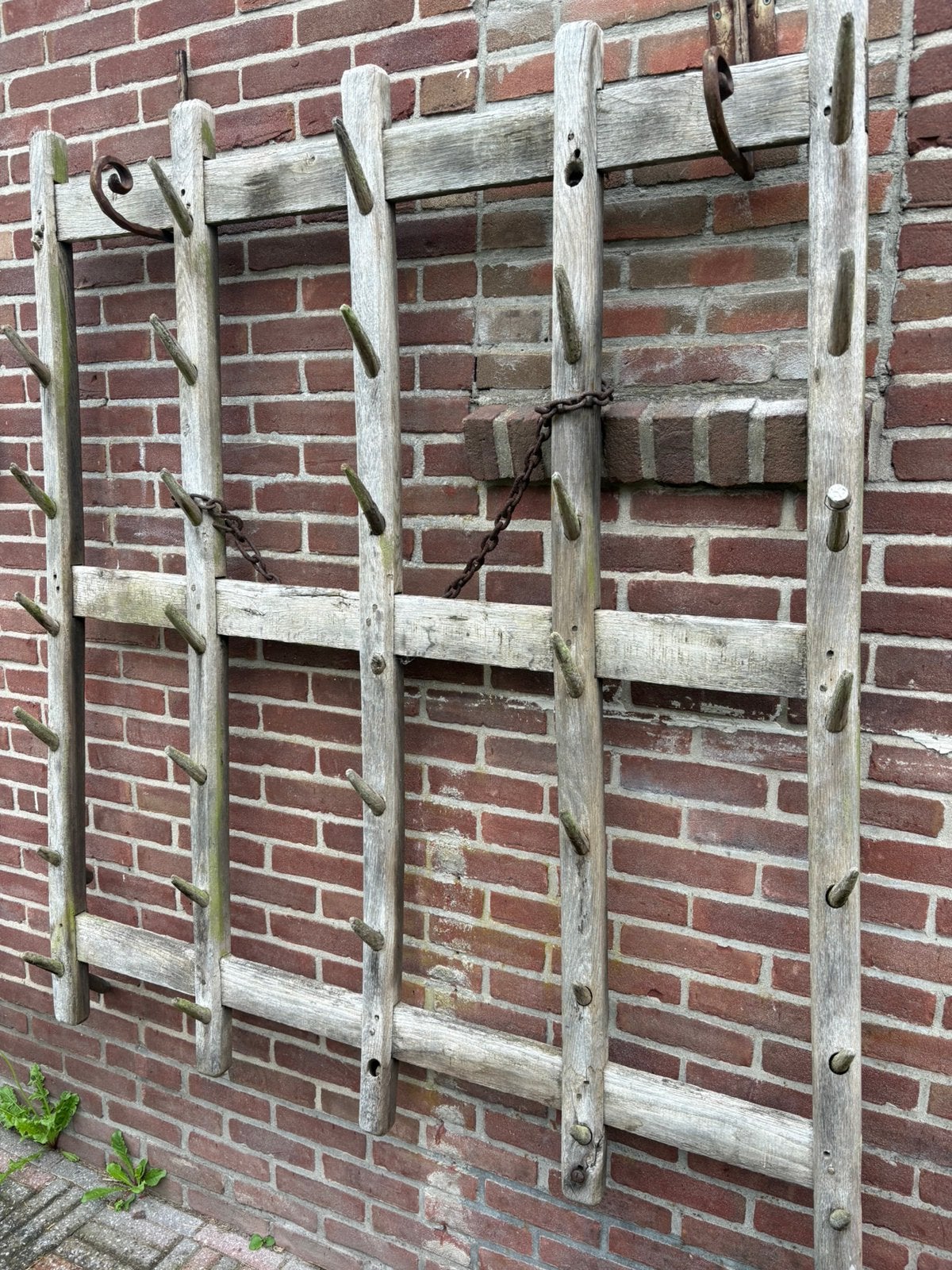 Ouderwetse landbouw werktuig, Ophalen