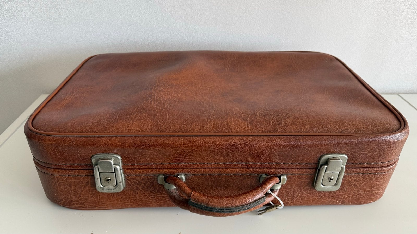 Vintage Reis Koffer - Bruin (Bonnier Zeist), Ophalen, 40 tot 60 cm, Gebruikt, 20 tot 30 cm