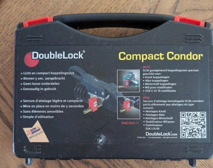 DoubleLock Compact Condor Koppeling slot, Ophalen of Verzenden