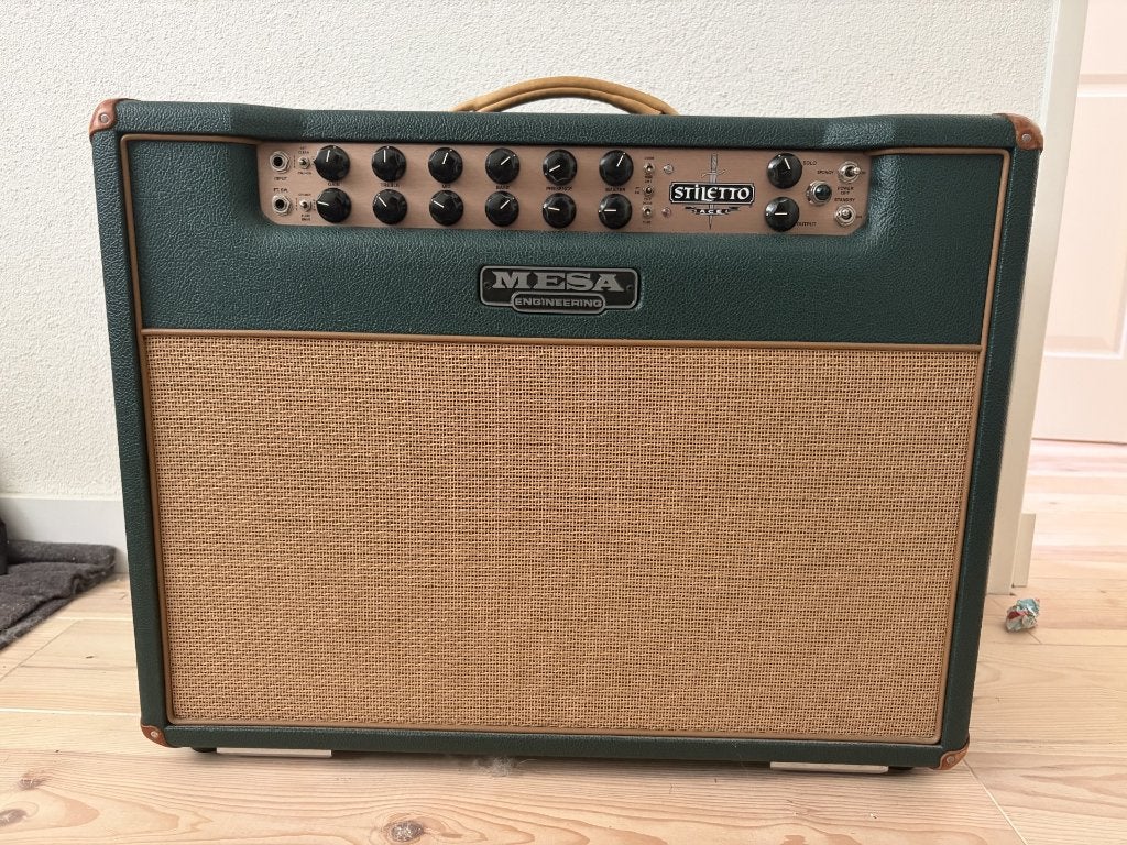 Mesa Boogie Stiletto Ace met flightcase, Ophalen of Verzenden, Zo goed als nieuw, Gitaar, 50 tot 100 watt