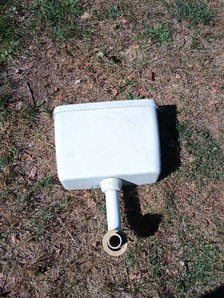 Stortbak toilet, Ophalen, Gebruikt, Toilet