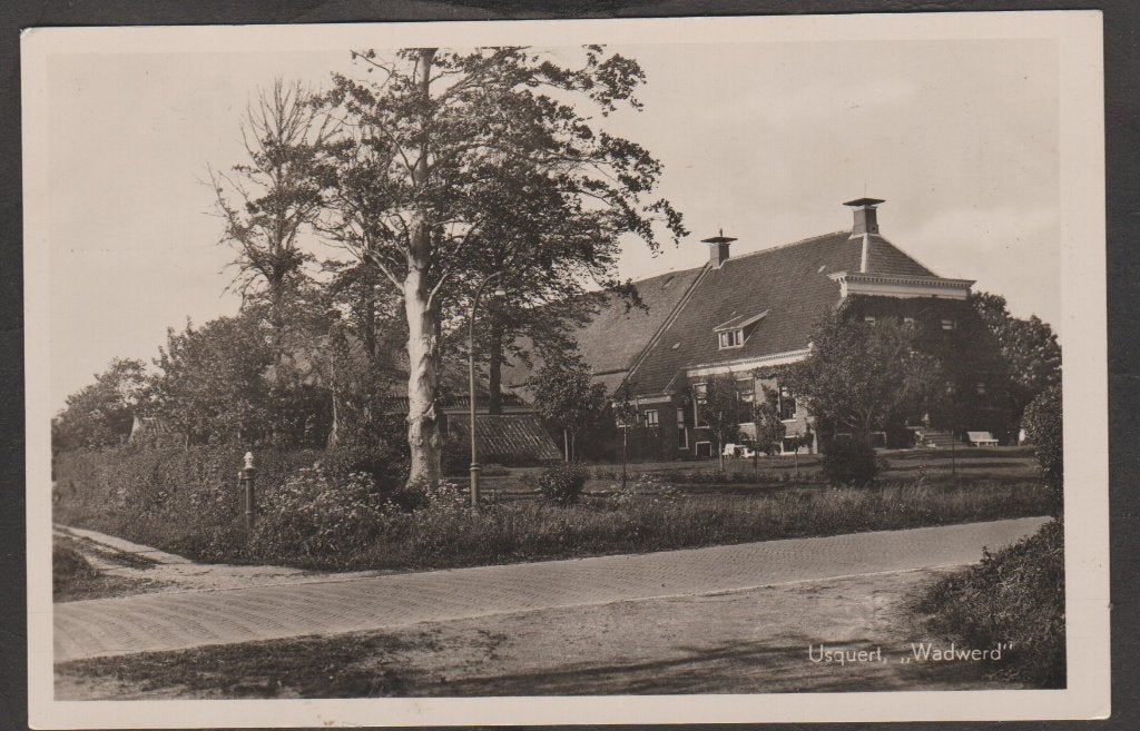 usquert boerderij wadwerd, Verzenden, 1940 tot 1960, Ongelopen, Groningen