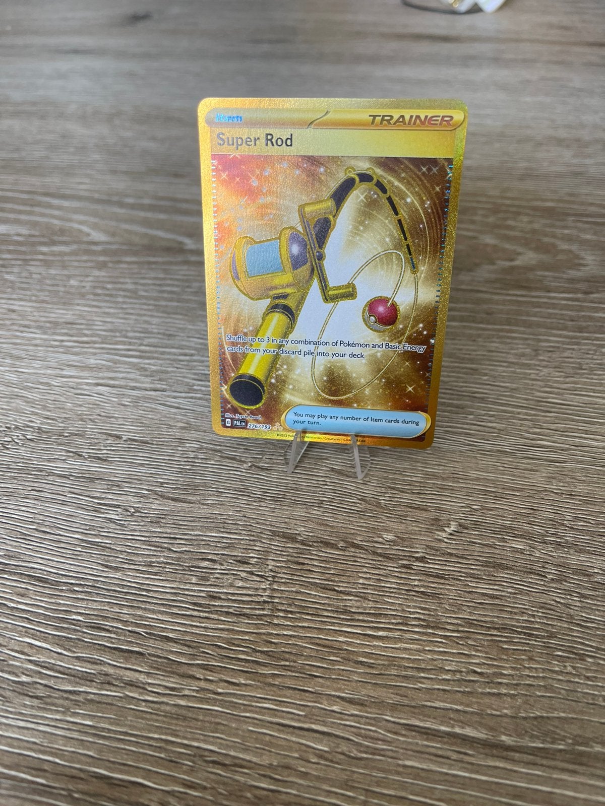 Trainer kaart Super rod, Ophalen, Nieuw