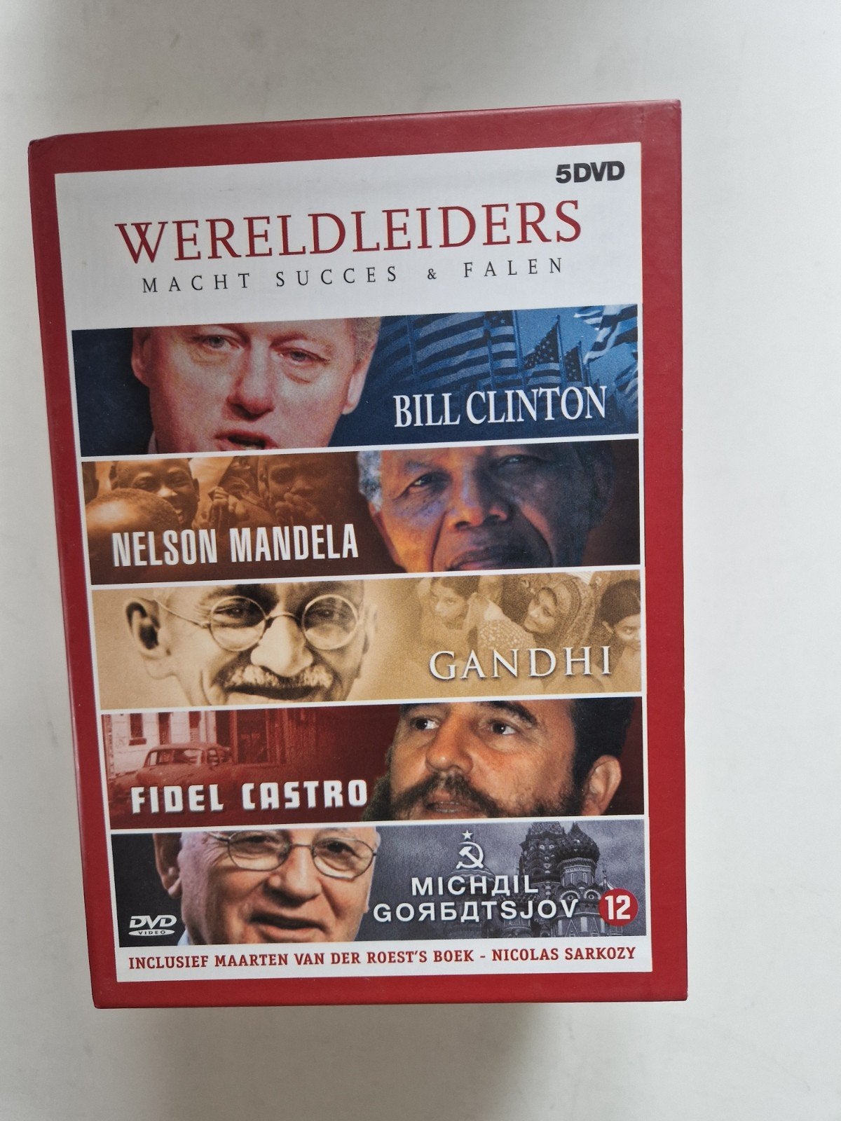 Wereldleiders: Macht Succes & Falen (5 DVD Boxset), Vanaf 12 jaar, Ophalen of Verzenden, Gebruikt, Politiek of Geschiedenis