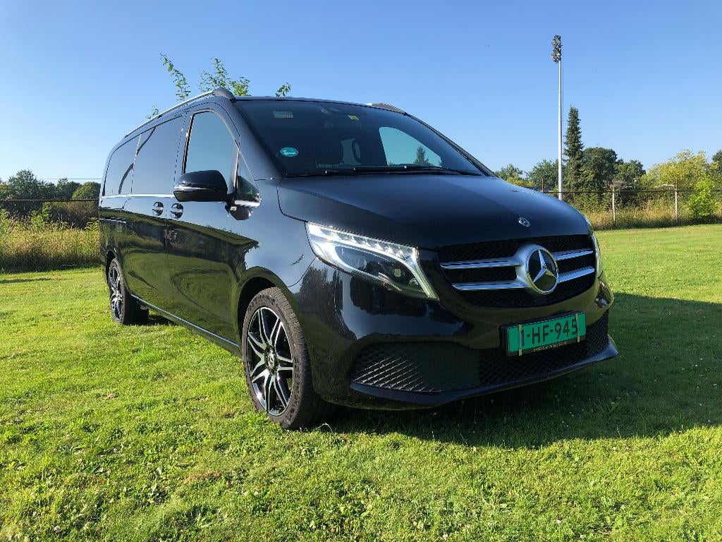 Mercedes-Benz V-Klasse 300 239pk Extra Lang 9G-TRONIC 8pers, Auto's, Achterwielaandrijving, 4 cilinders, 2000 kg, 2087 kg