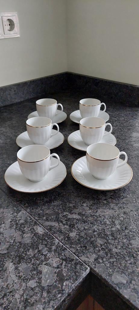 Arzberg 6 delig servies jaren '70., Ophalen, Zo goed als nieuw, Porselein, Overige stijlen