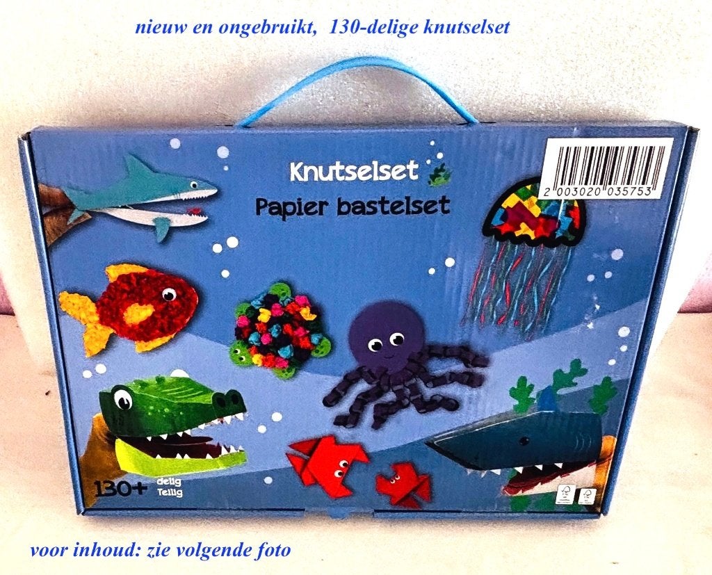 130-delig Knutselset bastelset Papier etc Knutsel set, Ophalen, Overige thema's, Nieuw, Overige materialen