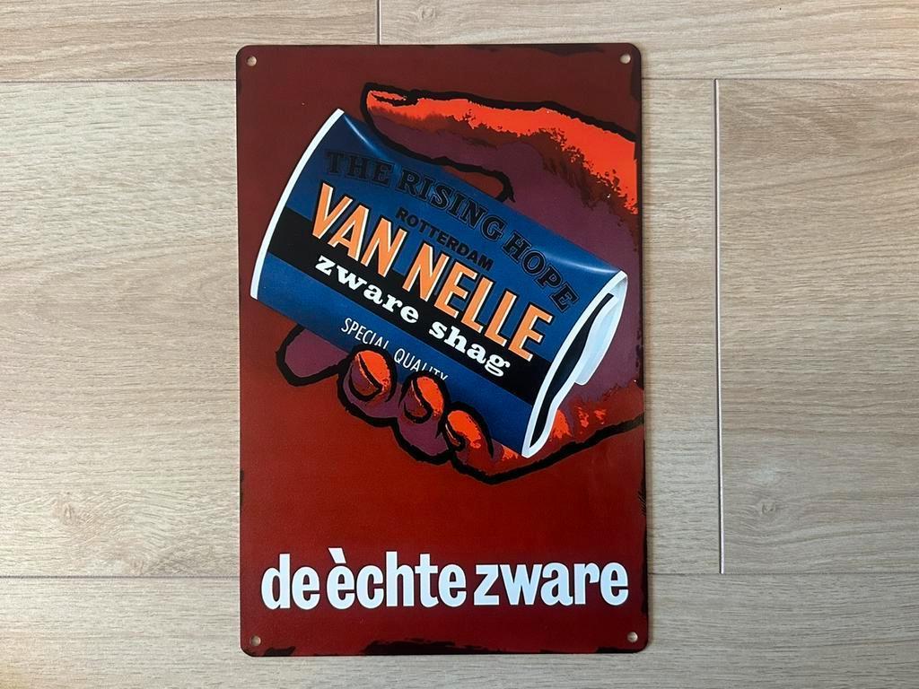 Reclamebord Van Nelle - Zware Shag 20x30, Ophalen of Verzenden, Zo goed als nieuw, Reclamebord