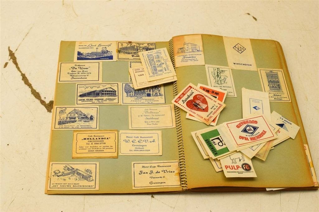 Plakboek Met papieren suikerzakjes 46888, Ophalen of Verzenden