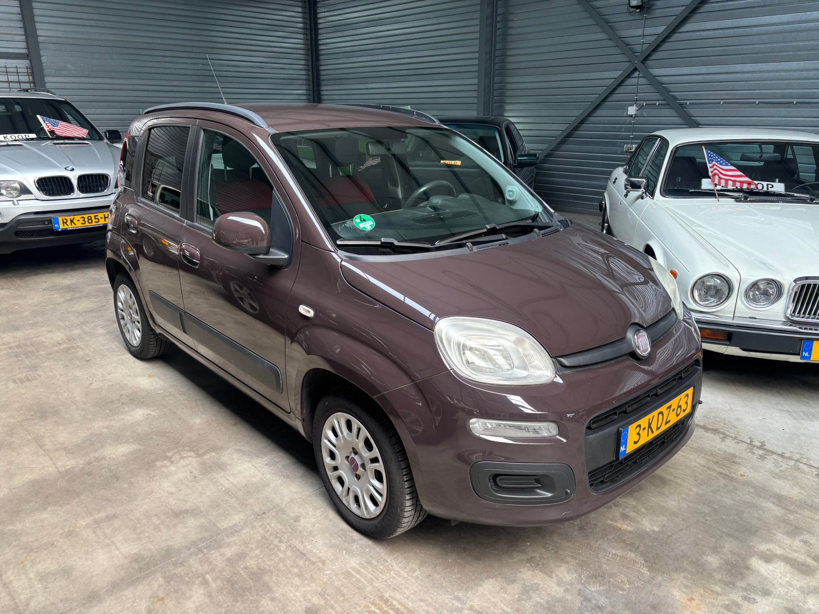 Super de Luxe Panda Twin Air Turbo S met 86.000 km, Voorwielaandrijving, Panda, Bruin, 2 cilinders