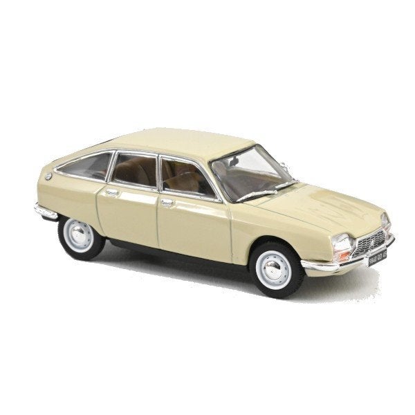 Citroen GS 1971 Maple Beige Modelauto 1/43 Norev, Auto, Norev, Ophalen of Verzenden, Norev