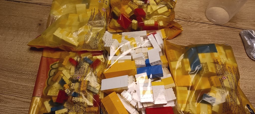 Bouwstenen 2x4 | LEGO | 0,04 per stuk | Partijvoordeel, Ophalen of Verzenden, Gebruikt, Losse stenen, Lego