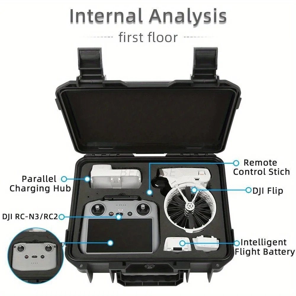 Stevige koffer voor DJI Flip (Fly More Combo uitrusting), Audio, Tv en Foto, Ophalen, Zo goed als nieuw