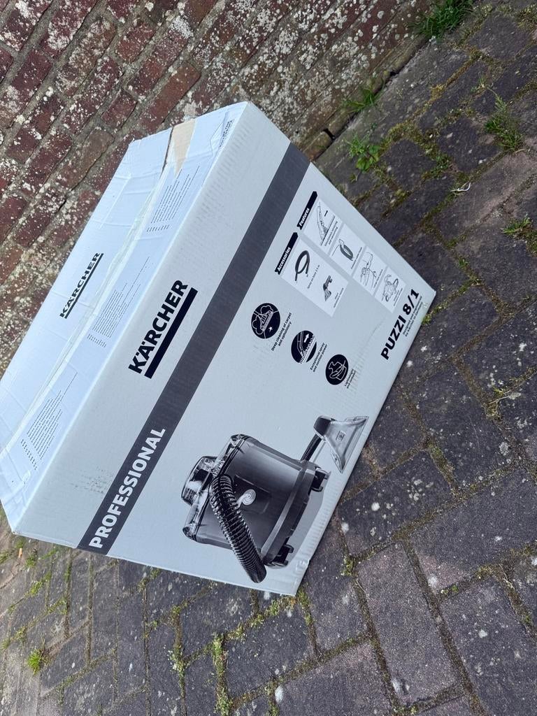 Kärcher Professional Puzzi 8/1 Spuitextractiereiniger, Ophalen, Nieuw, Waterstofzuiger