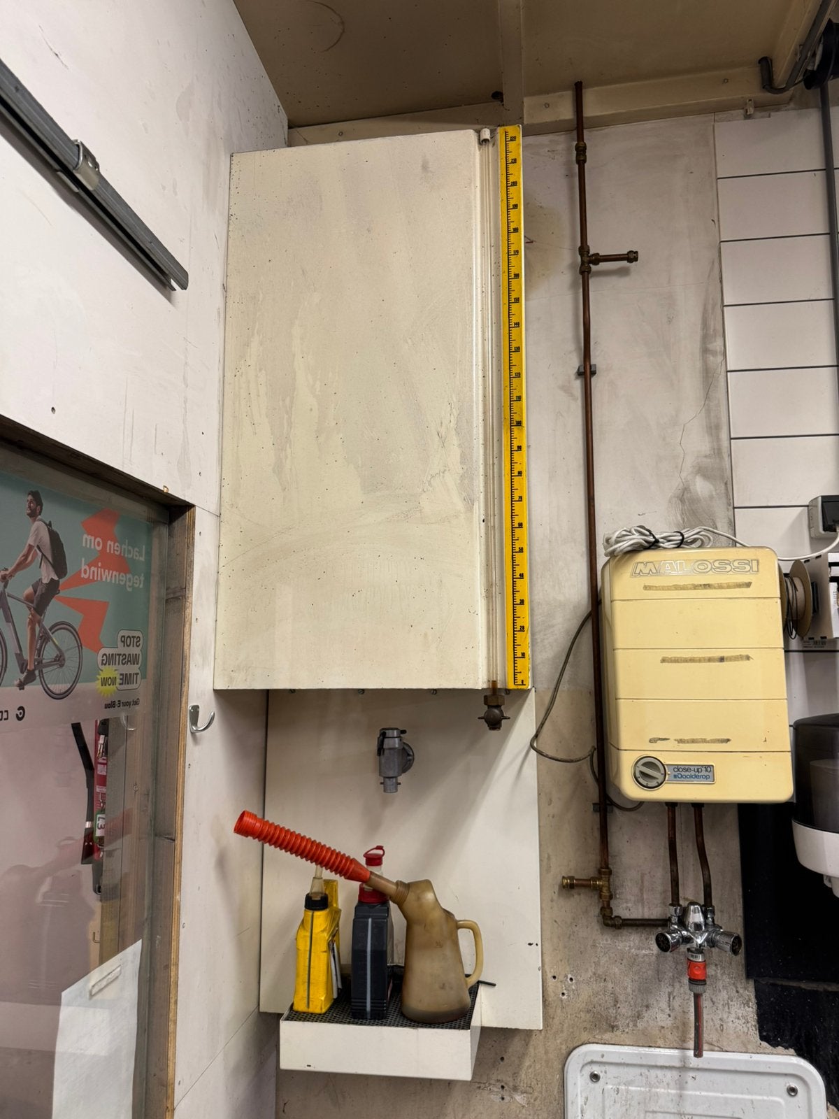 Te koop olie bar 220 liter vintage, Ophalen