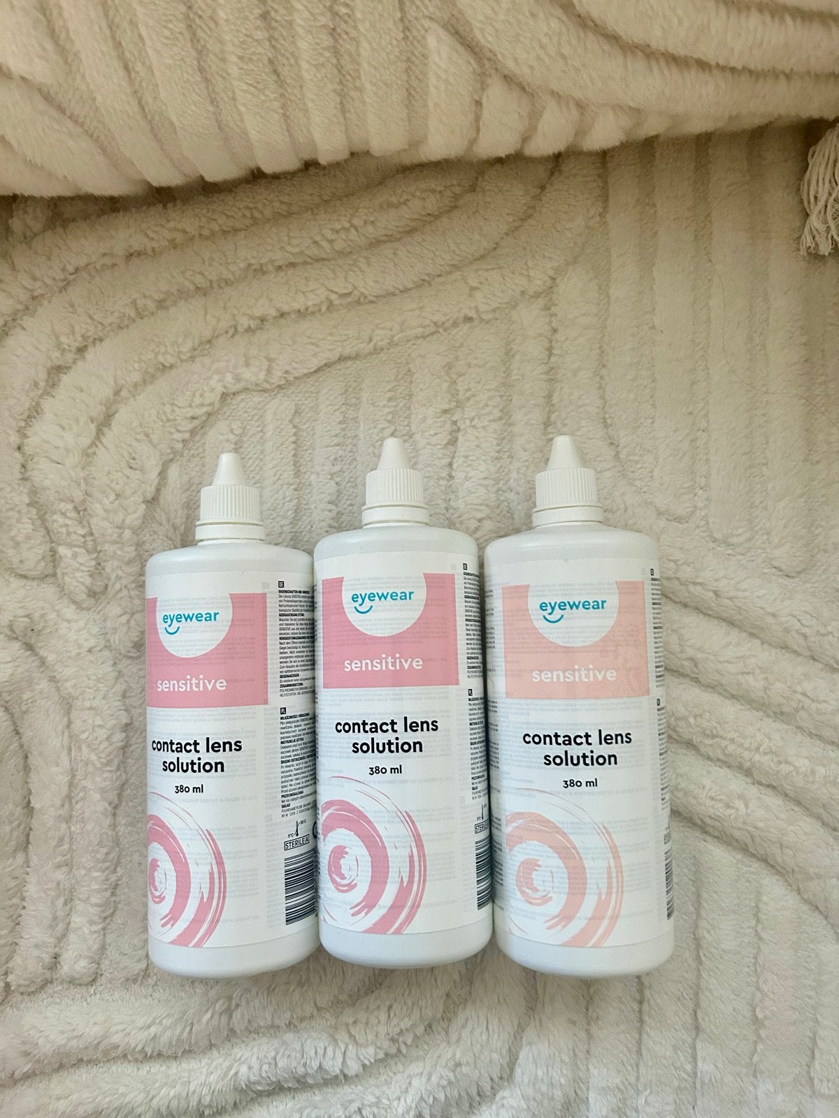 3x Eyewear Sensitive Contactlens Vloeistof 380ml, Ophalen of Verzenden, Nieuw, Overige typen