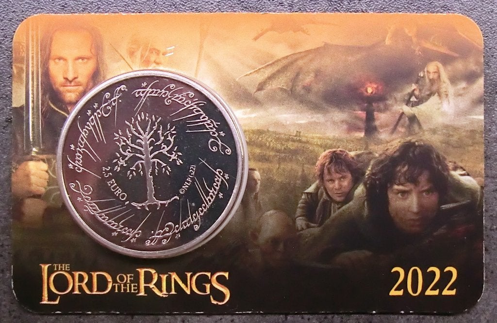 Lord of the Rings, coincard Malta € 2,50, Verzenden, Malta, Overige waardes, Losse munt