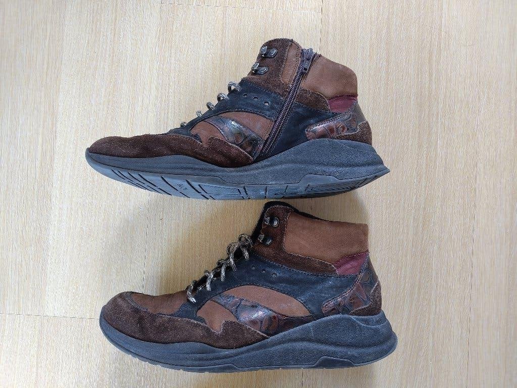 Durea halfhoge schoenen maat 42, Kleding | Dames, Schoenen, Durea, Bruin, Overige typen, Ophalen of Verzenden