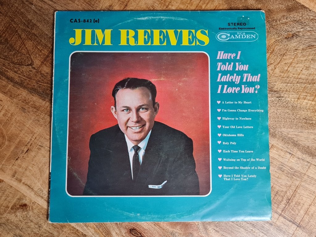 LP Jim Reeves – Have I Told You Lately That I Love You?, LP, Ophalen of Verzenden, Zo goed als nieuw, Beschermende buitenhoes
