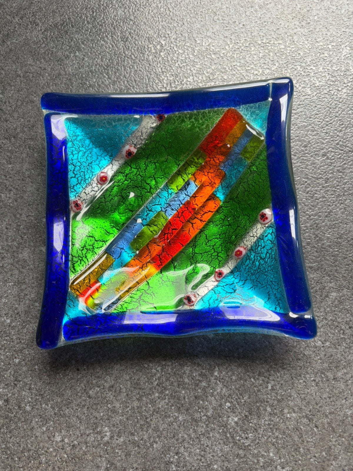 “Murano” glas asbak/schaaltje, Antiek en Kunst, Ophalen of Verzenden