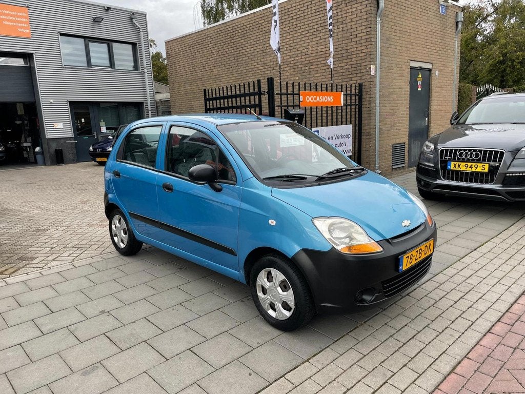 Chevrolet Matiz 0.8 Pure 3e Eigenaar! NAP APK 1 Jaar, Auto's, Chevrolet, Voorwielaandrijving, Gebruikt, Blauw, Metallic lak