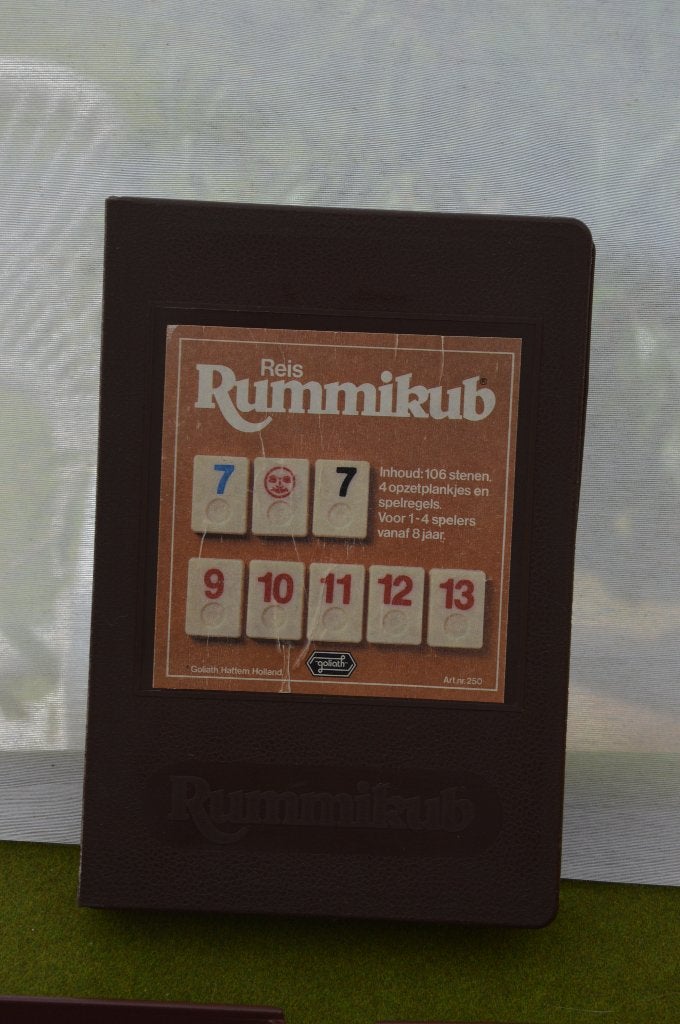 Vintage Original Rummikub reis editie Goliath kunststof box, Hobby en Vrije tijd, Gezelschapsspellen | Bordspellen, Een of twee spelers
